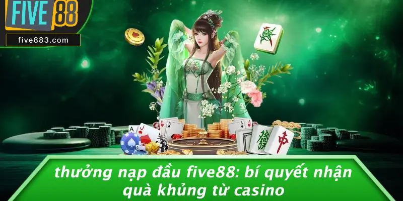 THƯỞNG NẠP ĐẦU FIVE88: BÍ QUYẾT NHẬN QUÀ KHỦNG TỪ CASINO 1 Thưởng Nạp Đầu FIVE88